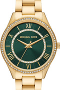  Shop Authentic Michael Kors Lauryn Analog Green Dial Gold Steel Strap Watch for Women - MK4737 - Luxxuri
