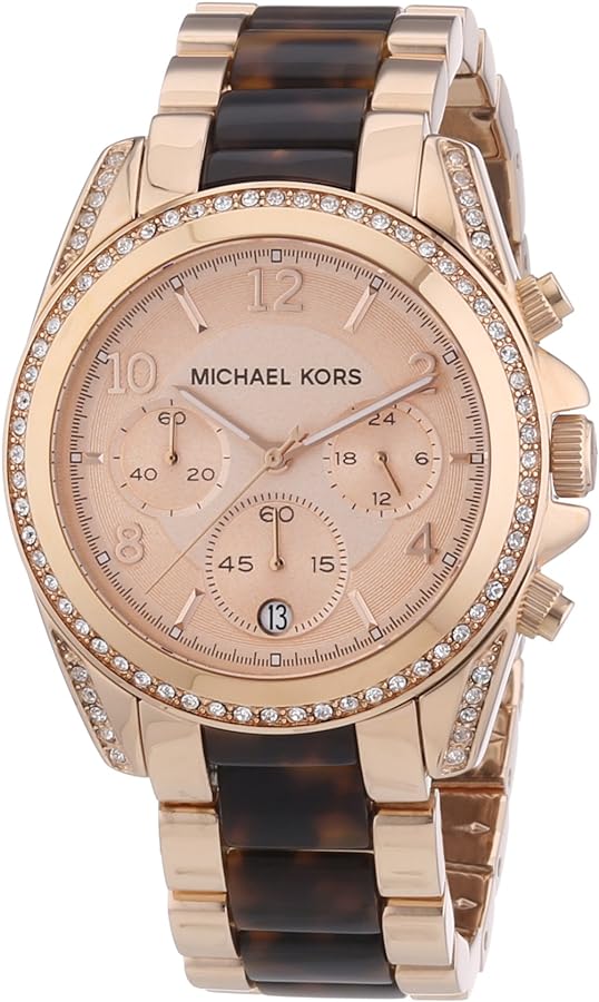 Shop Authentic Michael Kors Blair Rose Gold Dial Two Tone Steel Strap Watch For Women - MK5859 - Luxxuri