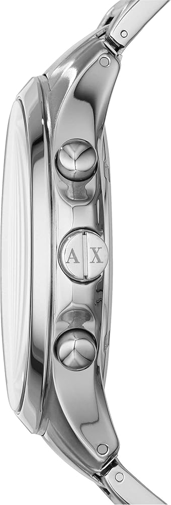 Shop Authentic Armani Exchange Hampton Chronograph Black Dial Silver Steel Strap Watch For Men - AX2152 - Luxxuri