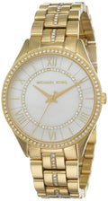  Shop Authentic Michael Kors Lauryn Mother of Pearl White Dial Gold Steel Strap Watch for Women - MK3899 - Luxxuri