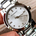  Shop Authentic Burberry The City Silver Dial Silver Steel Strap Watch for Women - BU9213 - Luxxuri