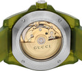  Shop Authentic Gucci Dive Automatic Green Dial Green Rubber Strap Unisex Watch - YA136345 - Luxxuri