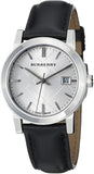  Shop Authentic Burberry The City Silver Dial Black Leather Strap Watch for Women - BU9106 - Luxxuri