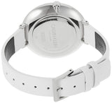  Shop Authentic Calvin Klein Rise White Grey Dial White Leather Strap Watch for Women - K7A231L6 - Luxxuri
