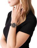  Shop Authentic Michael Kors Sydney Pave Black Dial Black Silicone Strap Watch for Women - MK7245 - Luxxuri