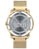  Shop Authentic Movado Bold Gold Dial Gold Mesh Bracelet Watch for Women - 3600242 - Luxxuri