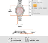  Shop Authentic Michael Kors Tibby Multifunction Crystals Pink Dial Silver Steel Strap Watch for Women - MK4686 - Luxxuri