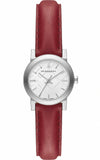  Shop Authentic Burberry The City Silver Dial Red Strap Watch for Women - BU9232 - Luxxuri