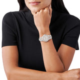 Shop Authentic Michael Kors Camille Multifunction White Dial Two Tone Steel Strap Watch For Women - MK6846 - Luxxuri