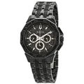  Shop Authentic Bulova Octova Chronograph Black Crystal Dial Black Steel Strap Watch for Men - 98C134 - Luxxuri