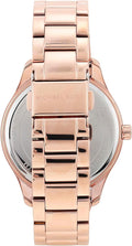  Shop Authentic Michael Kors Layton Three Hand Pink Dial Rose Gold Steel Strap Watch For Women - MK6848 - Luxxuri