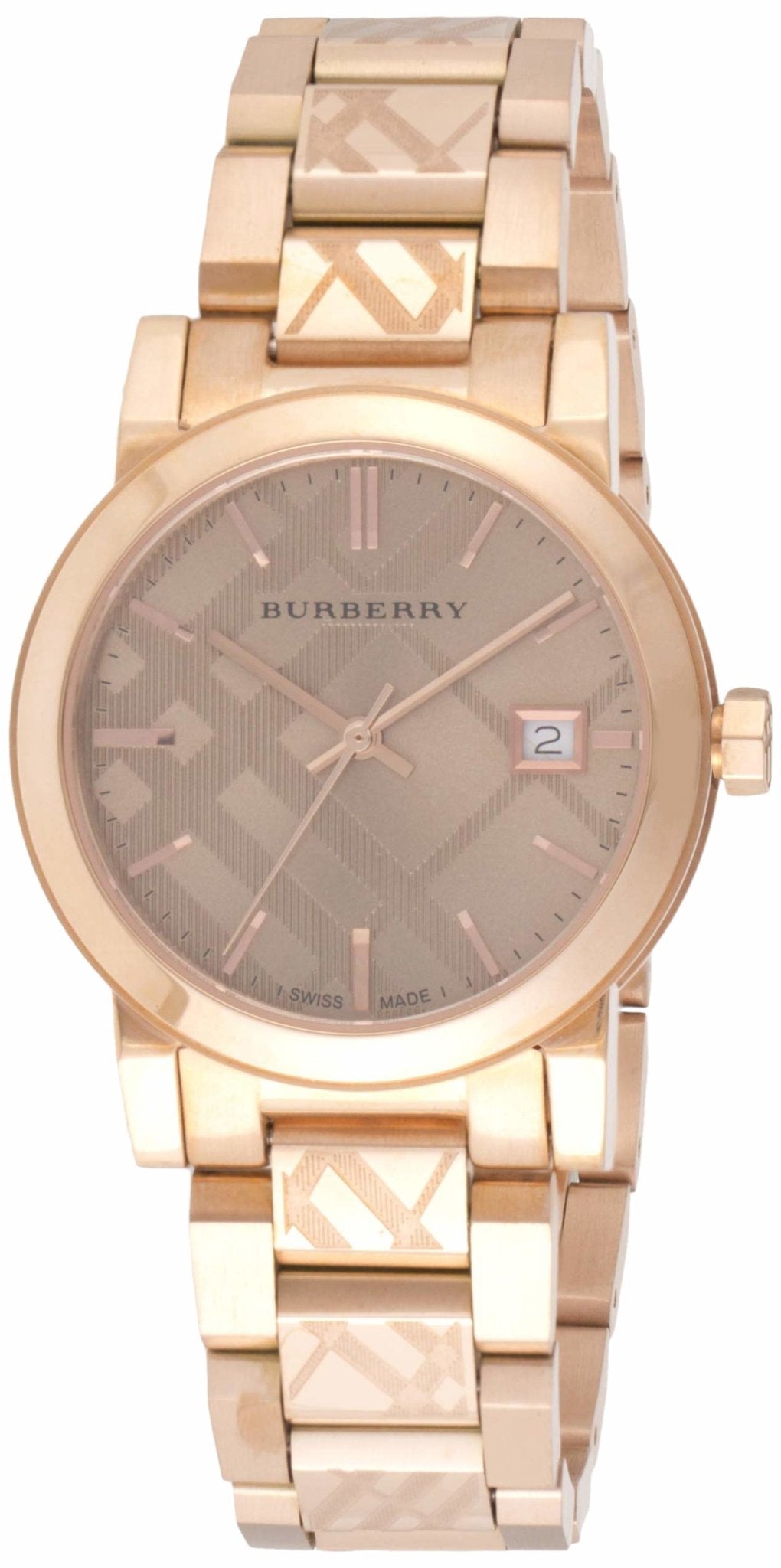  Shop Authentic Burberry The City Rose Gold Dial Rose Gold Steel Strap Watch for Women - BU9146 - Luxxuri
