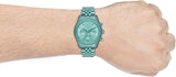  Shop Authentic Michael Kors Lexington Chronograph Turquoise Dial Turquoise Steel Strap Watch For Men - MK8793 - Luxxuri