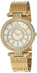  Shop Authentic Guess Muse Quartz Silver Dial Rose Gold Steel Strap Watch For Women - W1008L3 - Luxxuri