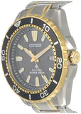  Shop Authentic Citizen Eco Drive Promaster Diver Black Dial Two Tone Steel Strap Watch For Men - BN0194-57E - Luxxuri