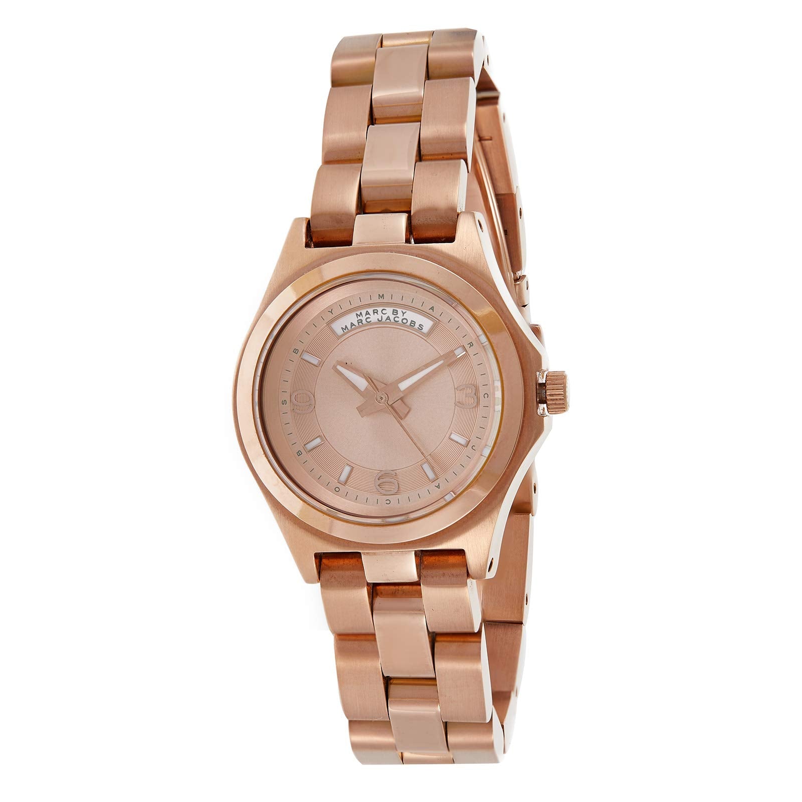  Shop Authentic Marc Jacobs Baby Dave Rose Gold Dial Rose Gold Steel Strap Watch for Women - MBM3235 - Luxxuri
