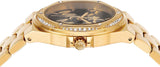  Shop Authentic Michael Kors Lennox Quartz Black Dial Gold Steel Strap Watch For Women - MK7404 - Luxxuri