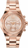  Shop Authentic Michael Kors Raquel Analog Rose Gold Dial Rose Gold Steel Strap Watch For Women - MK4688 - Luxxuri