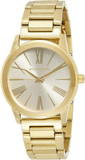  Shop Authentic Michael Kors Hartman Quartz Gold Dial Gold Steel Strap Watch For Women - MK3490 - Luxxuri