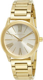  Shop Authentic Michael Kors Hartman Quartz Gold Dial Gold Steel Strap Watch For Women - MK3490 - Luxxuri