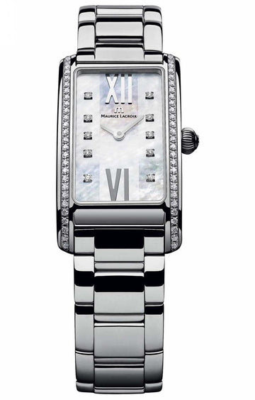  Shop Authentic Maurice Lacroix Fiaba Diamonds White Dial Silver Steel Strap Watch for for Women - FA2164-SD532-170 - Luxxuri
