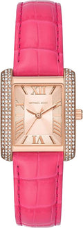  Shop Authentic Michael Kors Emery Quartz Diamonds Rose Gold Dial Pink Leather Strap Watch For Women - MK2984 - Luxxuri