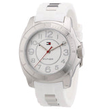 Shop Authentic Tommy Hilfiger K2 White Dial White Rubber Strap Watch for Women - 1781306 - Luxxuri