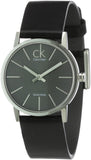  Shop Authentic Calvin Klein Minimal Black Dial Black Leather Strap Watch for Women - K7622107 - Luxxuri