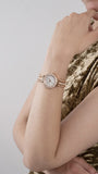  Shop Authentic Guess Gala Diamonds Silver Dial Gold Steel Strap Watch for Women - GW0401L3 - Luxxuri