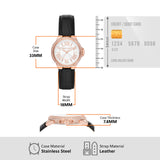  Shop Authentic Michael Kors Camille Three-Hand Crystals White Dial Black Leather Strap Watch for Women - MK2962 - Luxxuri