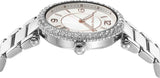  Shop Authentic Michael Kors Parker Three Hand Mother of Pearl White Dial Silver Steel Strap Watch For Women - MK4694 - Luxxuri