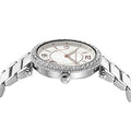  Shop Authentic Michael Kors Parker Three Hand Mother of Pearl White Dial Silver Steel Strap Watch For Women - MK4694 - Luxxuri