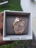 Shop Authentic Michael Kors Slim Runway Rose Gold Dial Rose Gold Steel Strap Watch for Women - MK3591 - Luxxuri