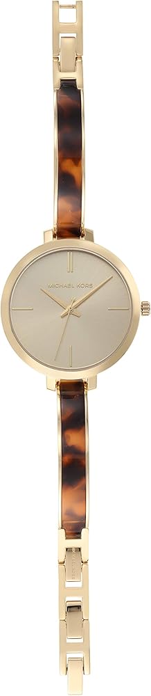  Shop Authentic Michael Kors Jaryn Quartz Gold Dial Two Tone Steel Strap Watch for Women - MK4341 - Luxxuri