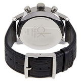  Shop Authentic Calvin Klein City Chronograph Black Dial Black Leather Strap Watch for Men - K2G271CX - Luxxuri