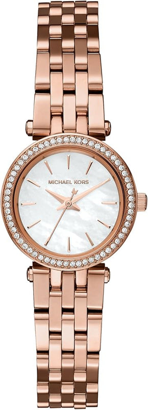  Shop Authentic Michael Kors Darci Analog Mother of Pearl Dial Rose Gold Steel Strap Watch For Women - MK3832 - Luxxuri