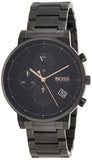  Shop Authentic Hugo Boss Integrity Black Dial Black Steel Strap Watch for Men - 1513780 - Luxxuri