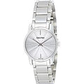  Shop Authentic Calvin Klein City White Dial Silver Steel Strap Watch for Women - K2G23146 - Luxxuri