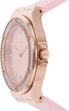  Shop Authentic Michael Kors Mini Lennox Three-Hand Rose Gold Dial Pink Silicone Strap Watch For Women - MK7282 - Luxxuri