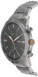  Shop Authentic Fossil Townsman Chronograph Grey Dial Silver Steel Strap Watch for Men - FS5407 - Luxxuri