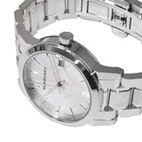  Shop Authentic Burberry The City White Dial Silver Steel Strap Watch for Women - BU9100 - Luxxuri