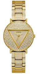  Shop Authentic Guess Trend Diamonds Gold Dial Gold Steel Strap Watch for Women - GW0512L2 - Luxxuri