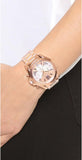  Shop Authentic Michael Kors Bradshaw Chronograph Rose Gold Dial Rose Gold Steel Strap Watch For Women - MK6321 - Luxxuri