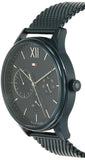  Shop Authentic Tommy Hilfiger Damon Quartz Blue Dial Blue Mesh Bracelet Watch for Men - 1791421 - Luxxuri