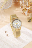  Shop Authentic Guess Whisper Silver Dial Gold Mesh Bracelet Watch for Women - W1084L2 - Luxxuri