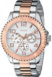  Shop Authentic Guess BFF Multifunction Silver Dial Two Tone Steel Strap Watch for Women - W0231L5 - Luxxuri