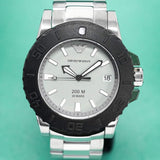  Shop Authentic Emporio Armani Bracelet Collection Black Dial Silver Steel Strap Watch For Men - AR5970 - Luxxuri