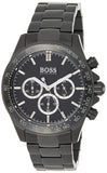  Shop Authentic Hugo Boss Ikon Chronograph Black Dial Black Steel Strap Watch for Men - 1512961 - Luxxuri