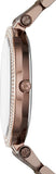  Shop Authentic Michael Kors Darci Quartz Brown Dial Brown Steel Strap Watch For Women - MK3416 - Luxxuri