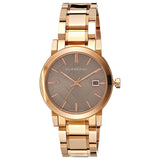  Shop Authentic Burberry The City Light Brown Dial Rose Gold Steel Strap Watch for Women - BU9005 - Luxxuri